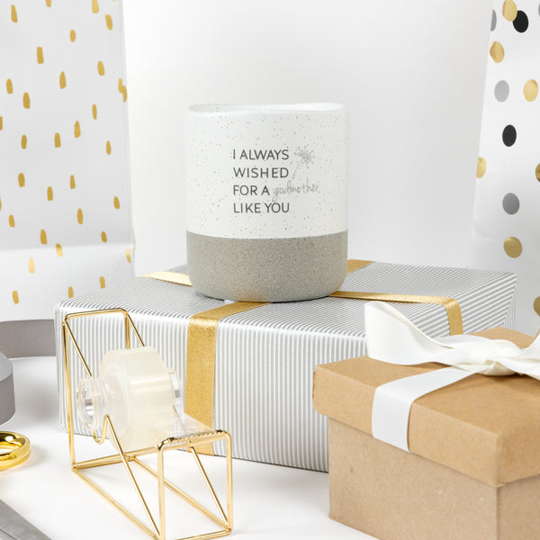 Pavilion Gift Company Godmother Like You 10 Oz - 100% Soy Wax Reveal Candle Scent: Tranquility