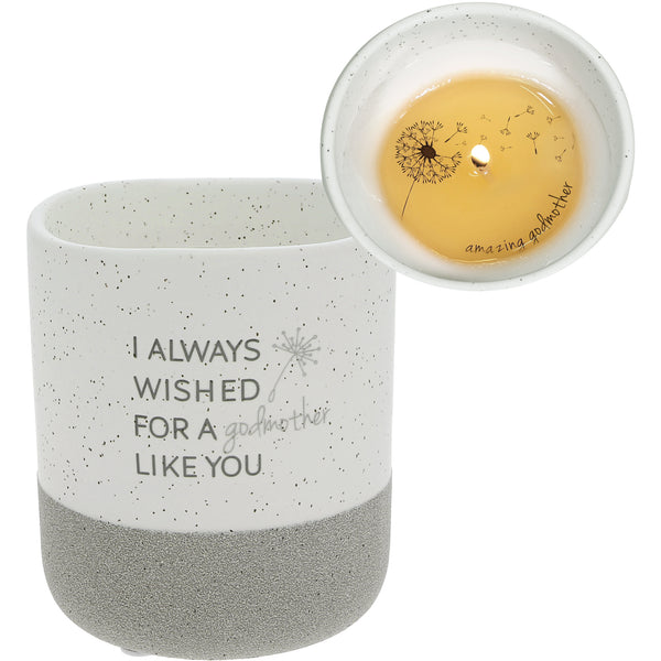 pavilion gift company Godmother Like You 10 oz - 100% Soy Wax Reveal Candle Scent: Tranquility