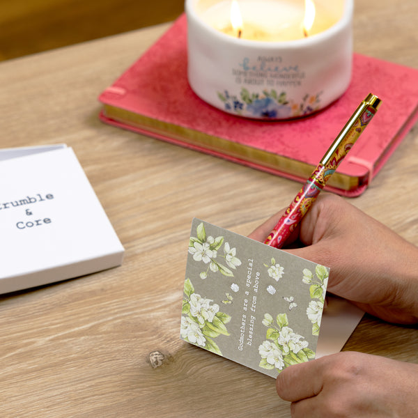 Pavilion Gift Company Godmothers 5mm Sterling Silver Cubic Zirconia Stud Earrings