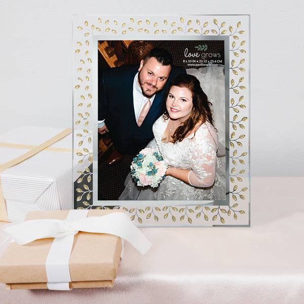 Pavilion Gift Company Gold Gems 11" X 13" Frame (Holds 8" X 10" Photo)