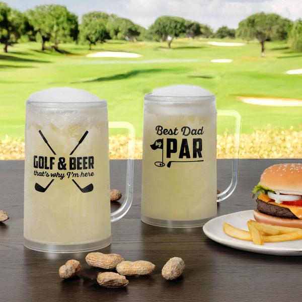 Pavilion Gift Company Golf & Beer 12 Oz Freezer Stein
