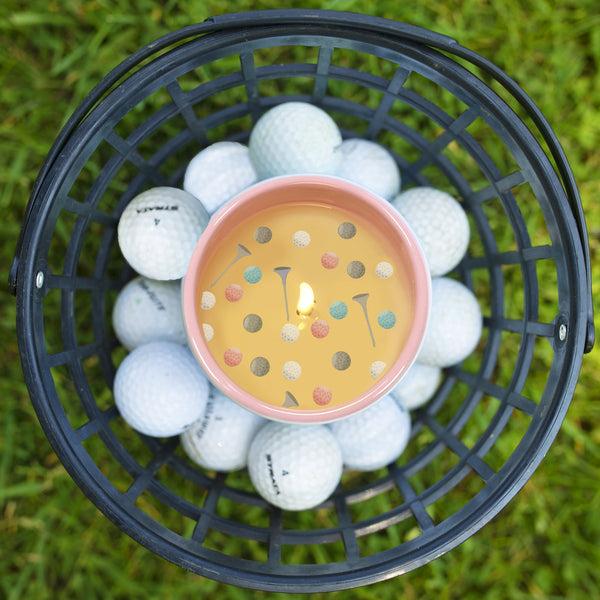 Pavilion Gift Company Golf Life 8 Oz 100% Soy Wax Reveal Single Wick Candle Scent: Tranquility