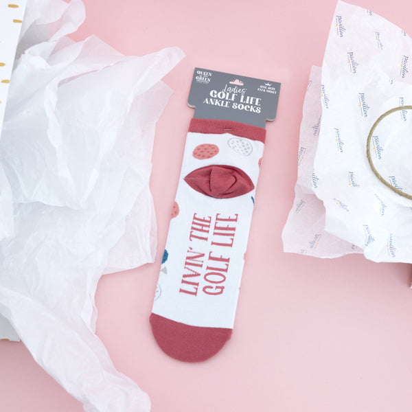 Pavilion Gift Company Golf Life Women's Ankle Socks