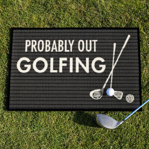 Pavilion Gift Company Golfing 27.5" X 17.75" Floor Mat