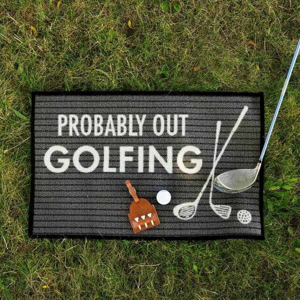 Pavilion Gift Company Golfing 27.5" X 17.75" Floor Mat