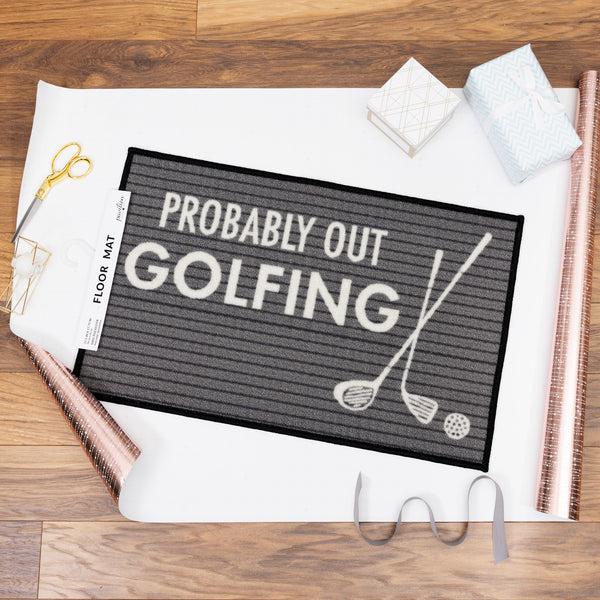 Pavilion Gift Company Golfing 27.5" X 17.75" Floor Mat