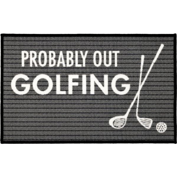 pavilion gift company Golfing 27.5" x 17.75" Floor Mat