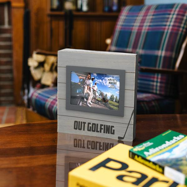 Pavilion Gift Company Golfing 8.75" Frame (Holds 6" X 4" Photo)