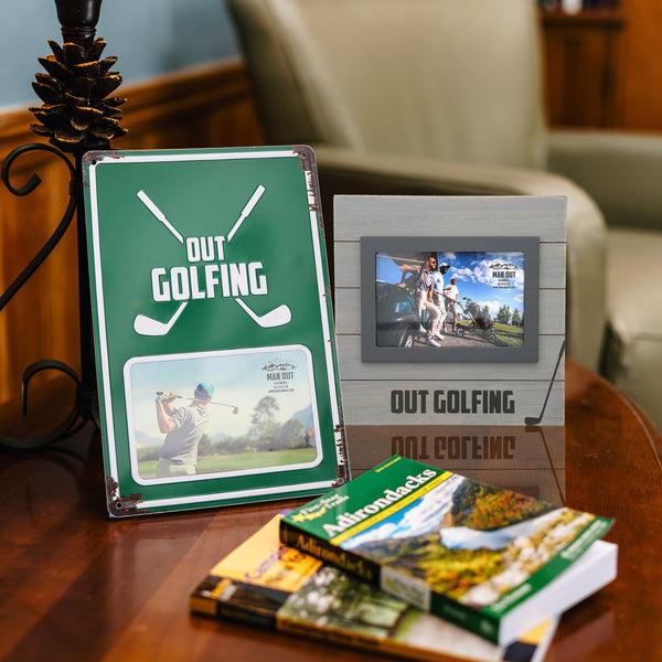 Pavilion Gift Company Golfing 8.75" Frame (Holds 6" X 4" Photo)