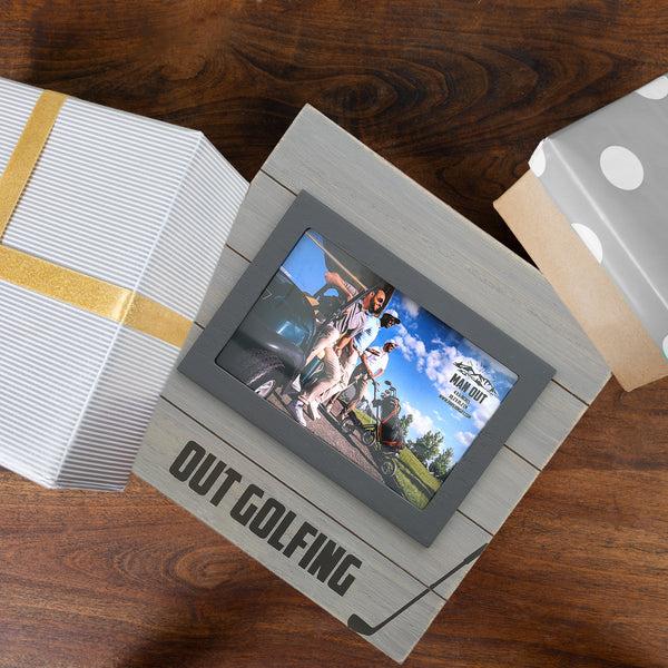 Pavilion Gift Company Golfing 8.75" Frame (Holds 6" X 4" Photo)
