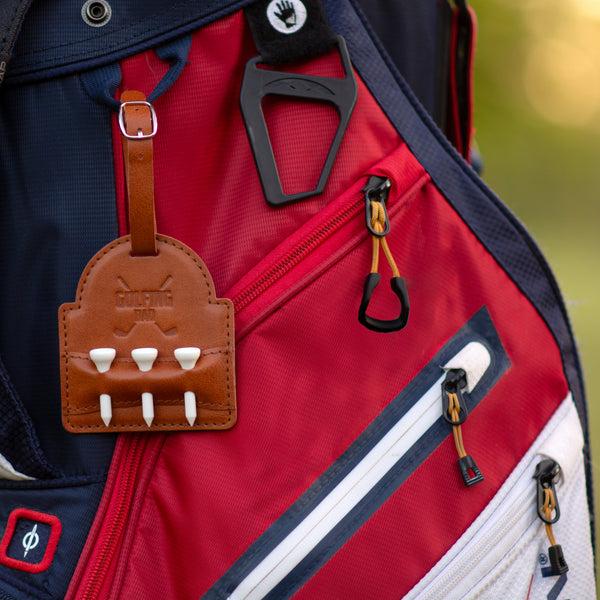 Pavilion Gift Company Golfing Dad PU Leather Golf Bag Tag