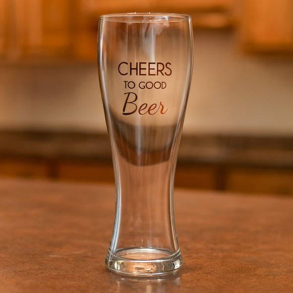 Pavilion Gift Company Good Beer 15 Oz Pilsner Glass