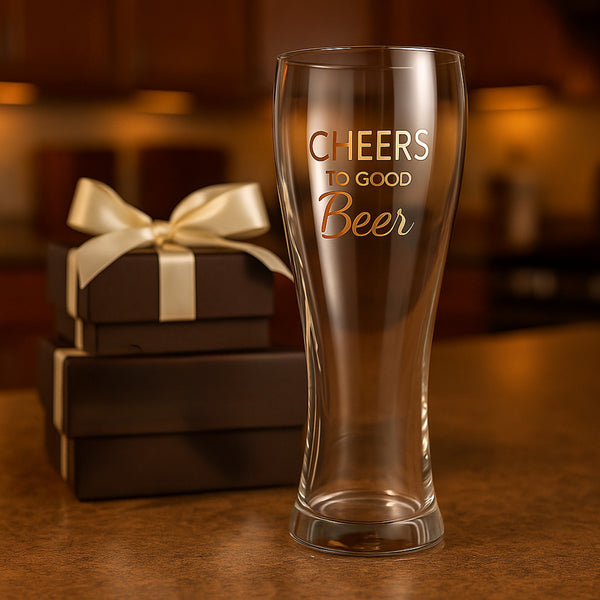 Pavilion Gift Company Good Beer 15 Oz Pilsner Glass