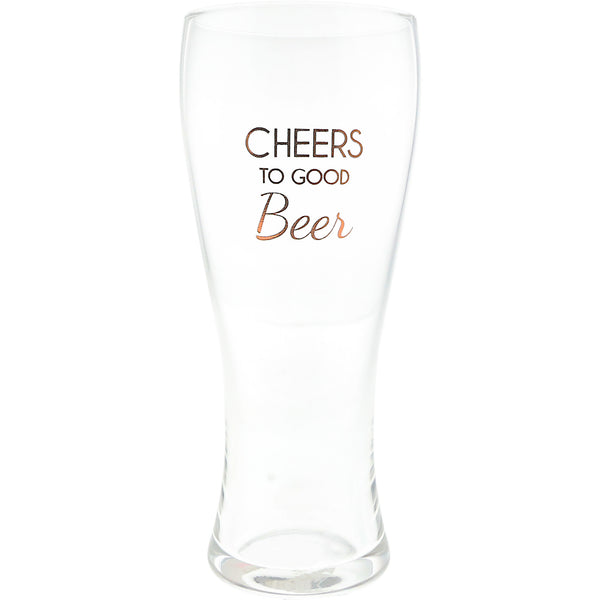 pavilion gift company Good Beer 15 oz Pilsner Glass