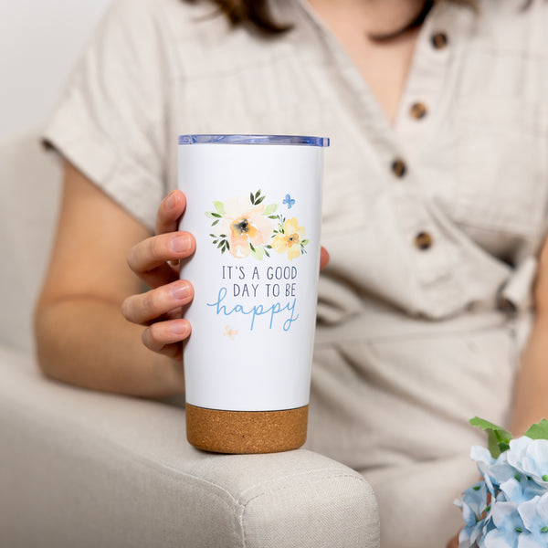 Pavilion Gift Company Good Day 20 Oz Travel Tumbler