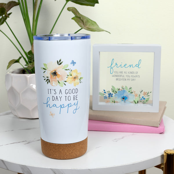 Pavilion Gift Company Good Day 20 Oz Travel Tumbler