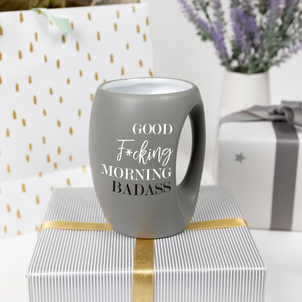 Pavilion Gift Company Good F*cking Morning Badass 16 Oz Cup