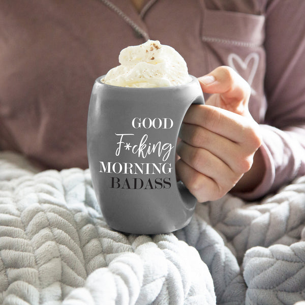 Pavilion Gift Company Good F*cking Morning Badass 16 Oz Cup