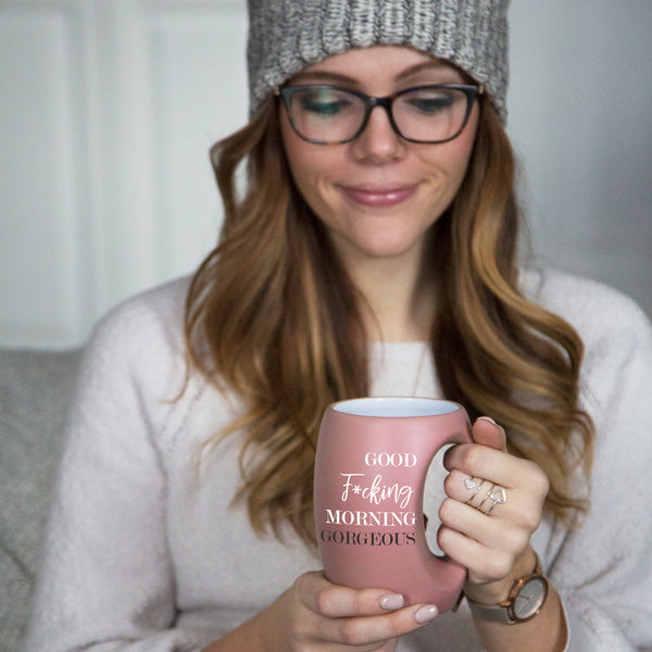 Pavilion Gift Company Good F*cking Morning Gorgeous 16 Oz Cup