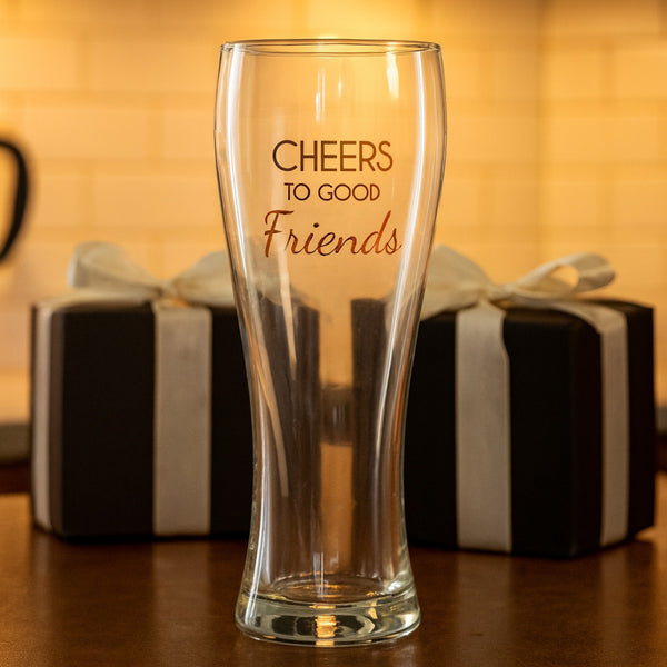 Pavilion Gift Company Good Friends 15 Oz Pilsner Glass