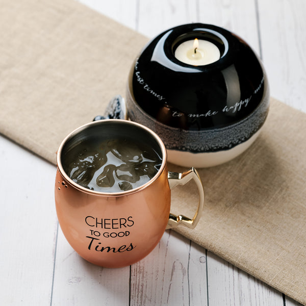 Pavilion Gift Company Good Times 20 Oz Stainless Steel Moscow Mule