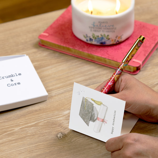 Pavilion Gift Company Graduation 5mm Sterling Silver Cubic Zirconia Stud Earrings