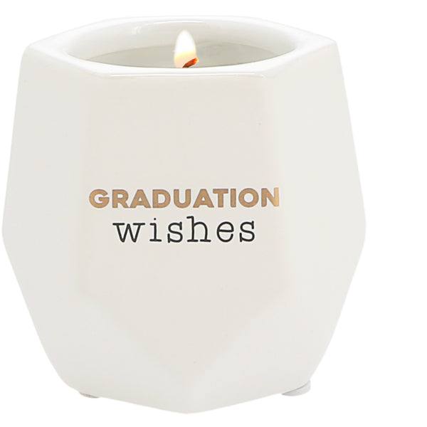 pavilion gift company Graduation Wishes 8 oz - 100% Soy Wax Candle Scent: Tranquility