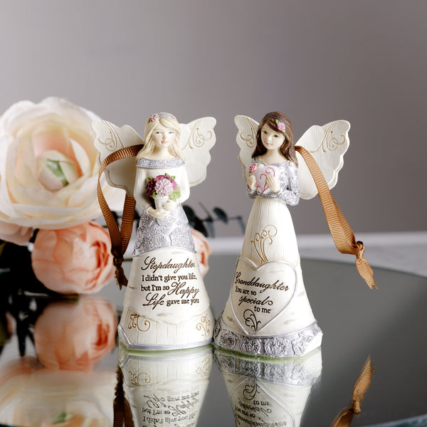 Pavilion Gift Company Granddaughter 4.5" Angel Ornament