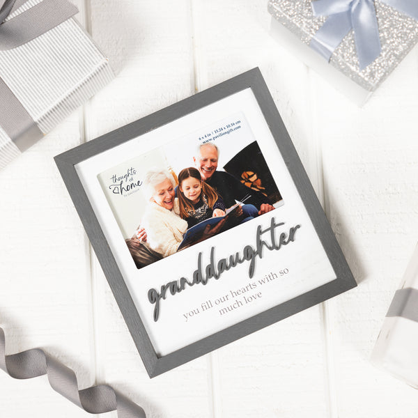 Pavilion Gift Company Granddaughter 7.75" X 8.25" Frame (Holds A 6" X 4" Photo)