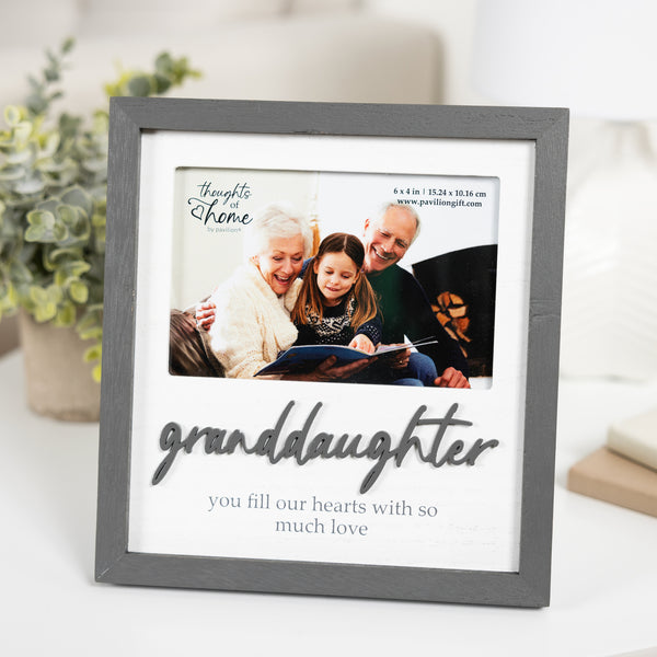 Pavilion Gift Company Granddaughter 7.75" X 8.25" Frame (Holds A 6" X 4" Photo)