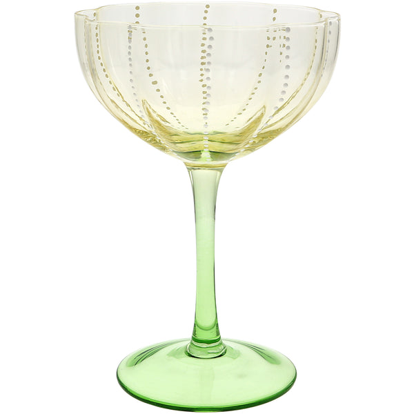 pavilion gift company Grandma 10 oz Stemmed Yellow Glass