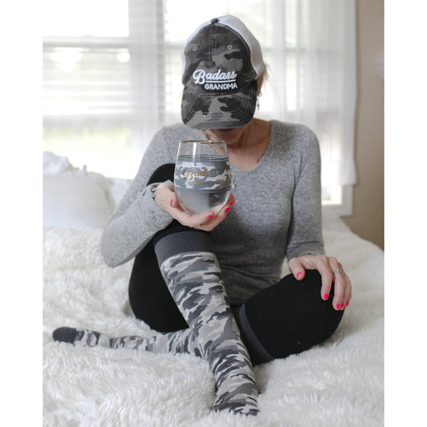 Pavilion Gift Company Grandma 18 Oz Stemless Wine Glass