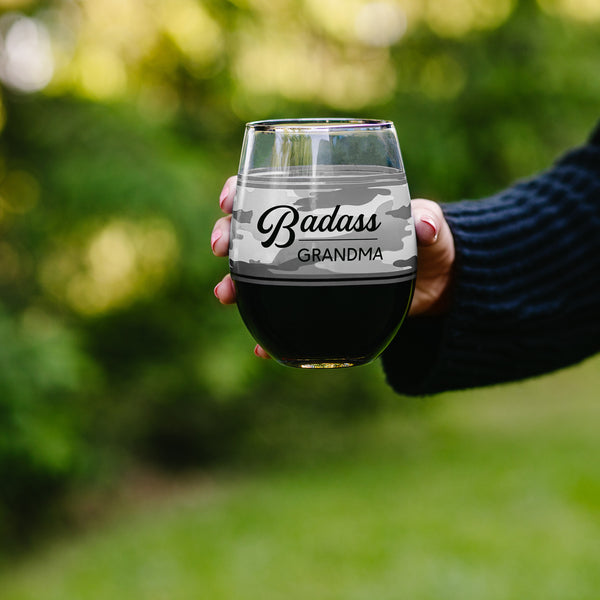 Pavilion Gift Company Grandma 18 Oz Stemless Wine Glass