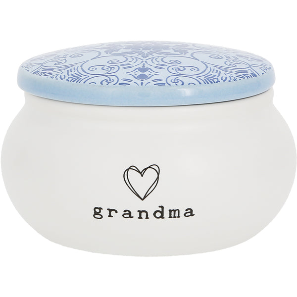 pavilion gift company Grandma 3.5" Ceramic Keepsake Box