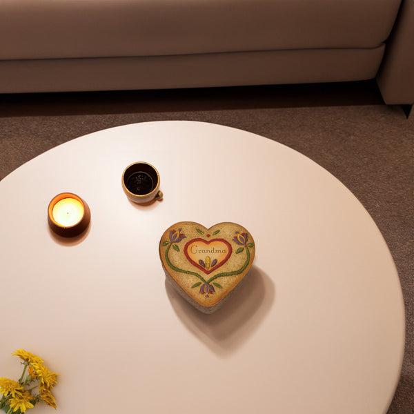 Pavilion Gift Company Grandma 3.5" X 3.5" Heart Keepsake Box