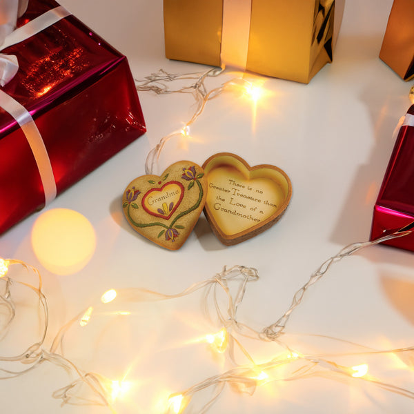 Pavilion Gift Company Grandma 3.5" X 3.5" Heart Keepsake Box