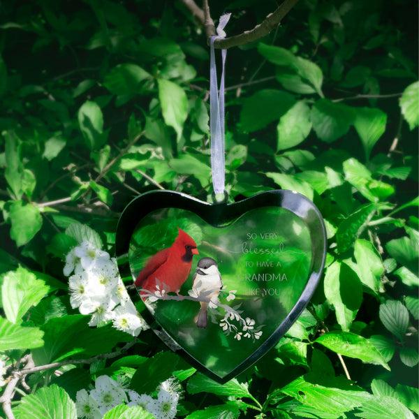 Pavilion Gift Company Grandma 4.75" Mirrored Glass Ornament