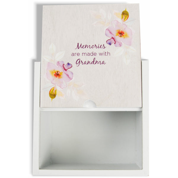 Pavilion Gift Company Grandma 4" X 4" Sliding Keepsake Box
