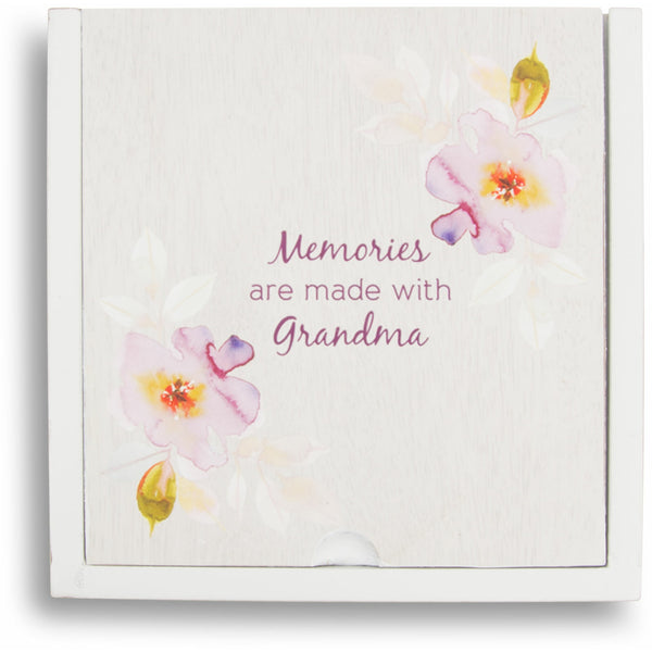 Pavilion Gift Company Grandma 4" X 4" Sliding Keepsake Box