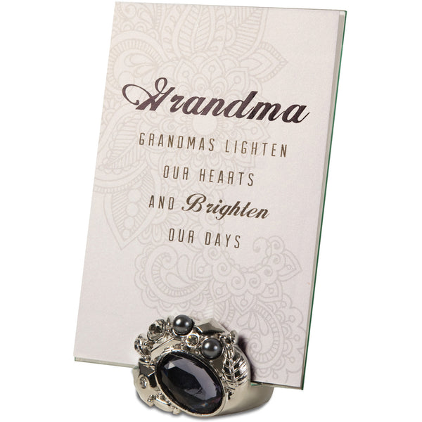 pavilion gift company Grandma 4" x 6" Jeweled Photo Frame