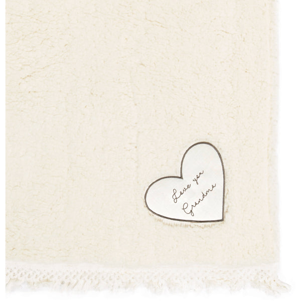 pavilion gift company Grandma 42" x 50" Fringed Sherpa Blanket