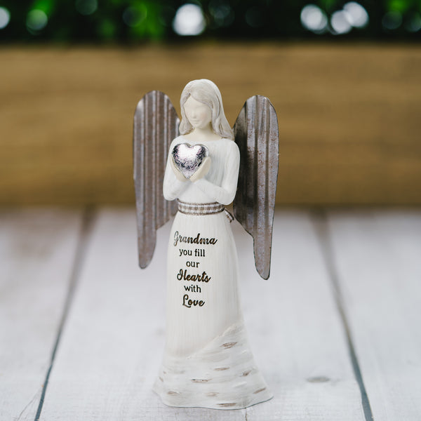 Pavilion Gift Company Grandma 5" Angel Holding Heart