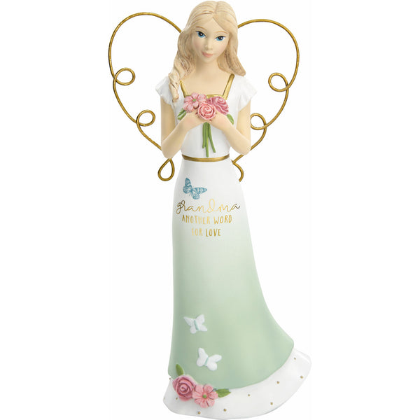 pavilion gift company Grandma 6.5" Angel Holding Flowers
