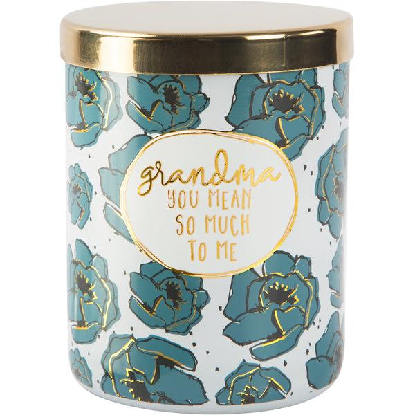 Pavilion Gift Company Grandma 7 Oz 100% Soy Wax Candle Scent: Fresh Cotton