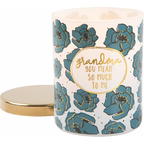 pavilion gift company Grandma 7 oz 100% Soy Wax Candle Scent: Fresh Cotton