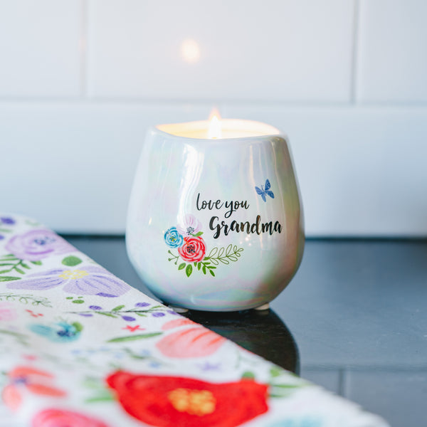 Pavilion Gift Company Grandma 8 Oz - 100% Soy Wax Candle Scent: Serenity