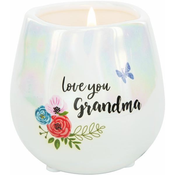 pavilion gift company Grandma 8 oz - 100% Soy Wax Candle Scent: Serenity