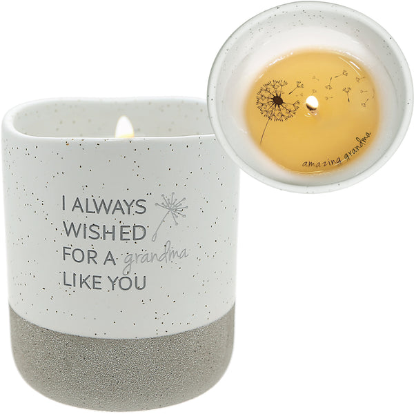 pavilion gift company Grandma Like You 10 oz - 100% Soy Wax Reveal Candle Scent: Tranquility