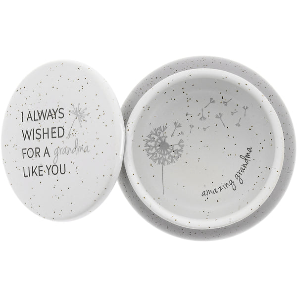 pavilion gift company Grandma Like You 3.5" Ceramic Keepsake Box