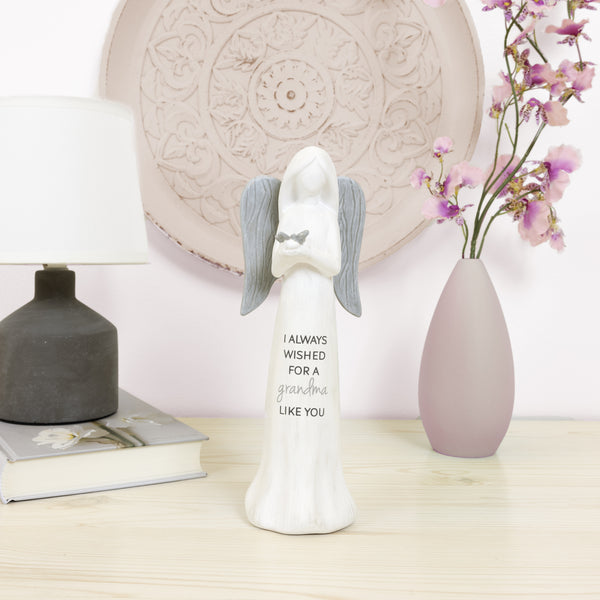 Pavilion Gift Company Grandma Like You 9" Angel Holding A Butterfly